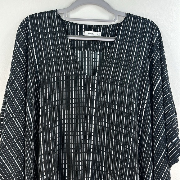 Vince 100% Silk Poncho Dress - Picture 5 of 13